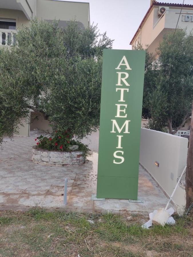Pansion Artemis Daire Mavrovoúnion Dış mekan fotoğraf